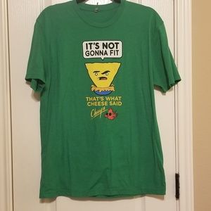 Chuys green queso shirt, L, like new